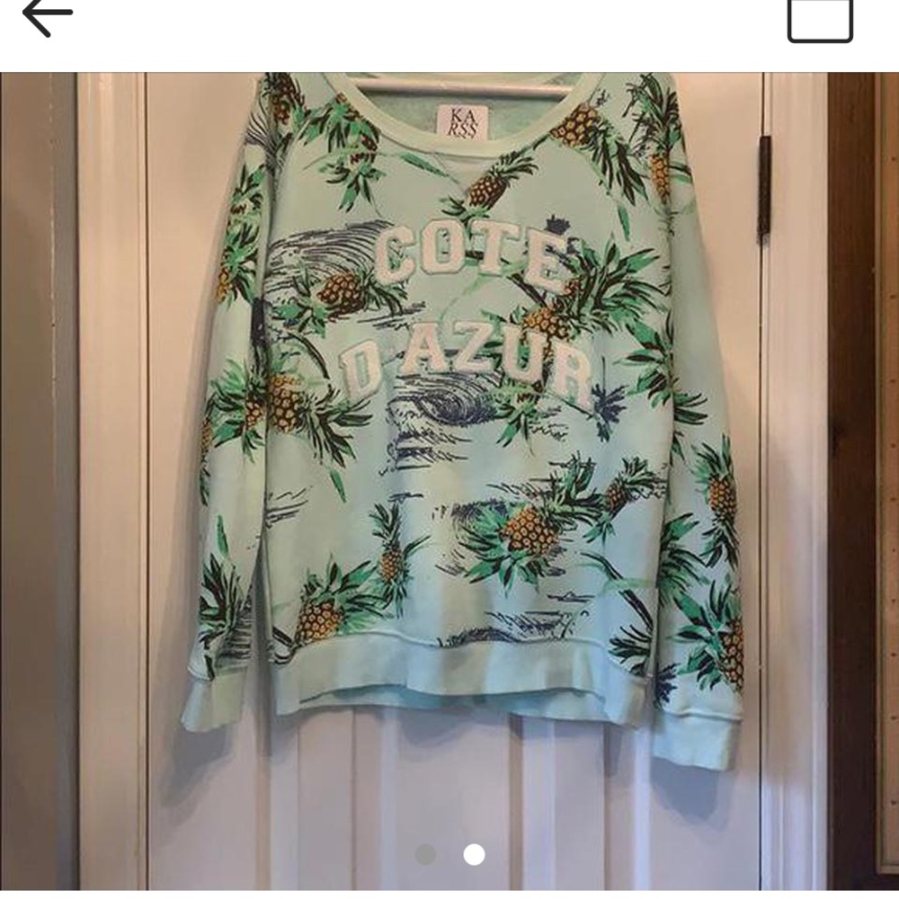 Zoe karrsen pineapple pants or sweatshirt